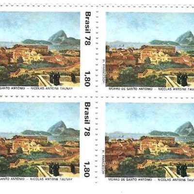 QC1067 - Paisagem Brasileira na Pintura - Morro Santo Antônio - 1978 - MINT