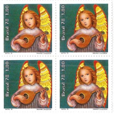 QC1071 - Natal - Anjo/alaúde - 1978 - MINT