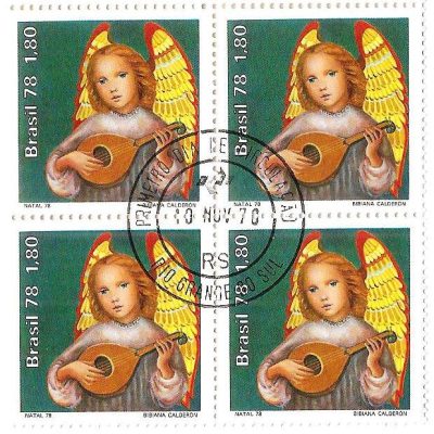 QC1071CPD - Natal - Anjo/alaúde - 1978 - CPD