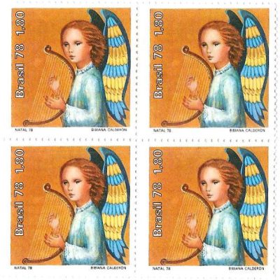QC1072 - Natal - Anjo/lira - 1978 - MINT