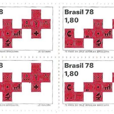QC1075 - 70 Anos da Cruz Vermelha Brasileira - 1978 - MINT