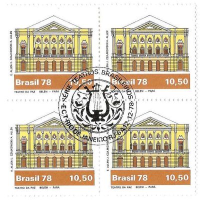 QC1076CBC - Teatros Brasileiros - Teatro da Paz - 1978 - CBC