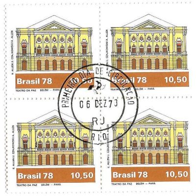 QC1076CPD - Teatros Brasileiros - Teatro da Paz - 1978 - CPD