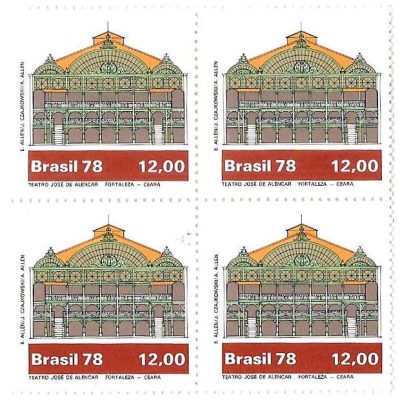 QC1077 - Teatros Brasileiros - Teatro José de Alencar - 1978 - MINT