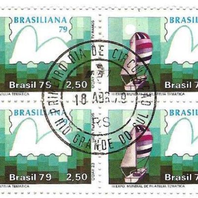 QC1086CPD - Brasiliana 79 - III Exposição Mundial de Temática - Veleiros - O'Day 23 - 1979 - CPD