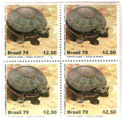 QC1093 - Proteção à Natureza Parque Nacional da Amazônia - Tartaruga - 1979 - MINT