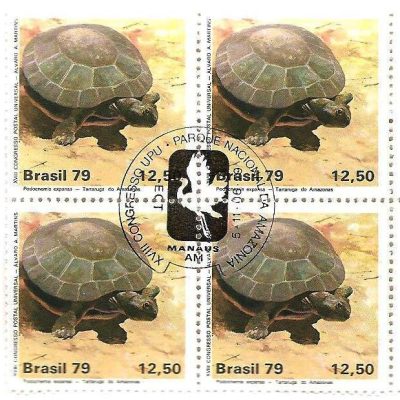 QC1093CBC - Proteção à Natureza Parque Nacional da Amazônia - Tartaruga - 1979 - CBC