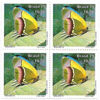 QC1099 - Dia da Selo - Brasiliana 79 - Borboletas - 1979 - MINT