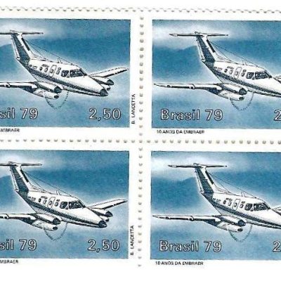 QC1102 - 10 anos de criação da EMBRAER - 1979 - MINT