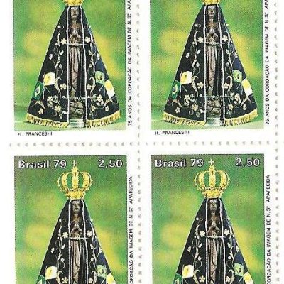 QC1104 - 75 anos da Coroação Imagem de Nossa Senhora Aparecida - 1979 - MINT