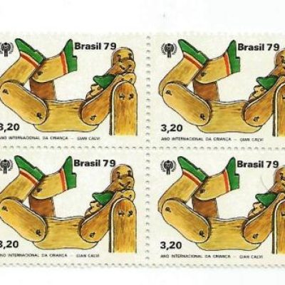 QC1123MINT - Ano Internacional da Criança - Boneco de Pau  - 1979 - MINT