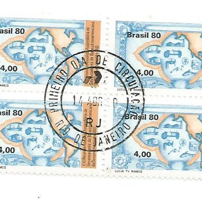 QC1136CPD - XXI Reunião Anual da Assembleia de Governadores do Banco Interamericano de Desenvolvimento BID - Papel Moeda  - 1980 - CPD