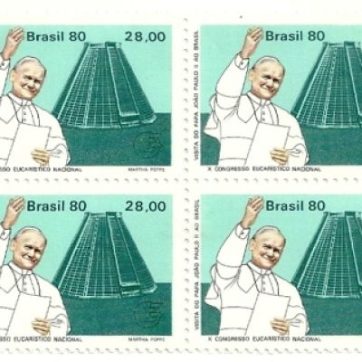 QC1151MINT- Visita do Papa Paulo II ao Brasil - Rio de Janeiro - 1980 - MINT
