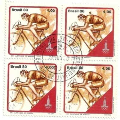 QC1154CPD- XXII Olímpiadas de Moscou - Ciclismo - 1980 - CPD