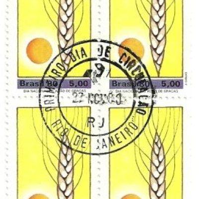 QC1175CPD- Dia Nacional de Ação de Graças - Sol e Espiga - 1980 -CPD