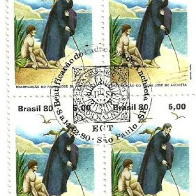 QC1176CBC- Beatificação do Padre José da Achieta - Anchieta e Índio - 1980 -CBC