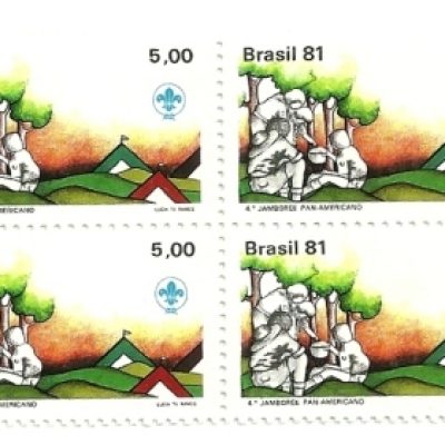 QC1188MINT- 4º Jamboree Pan-Americano - Patrulha - 1981 -MINT