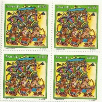 QC1214MINT - Folguetos e Bailados Populares - Caboclinhos  - 1981 - MINT