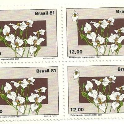 QC1218MINT - Flora Brasileira do Planalto Central - Delechampia - 1981 - MINT