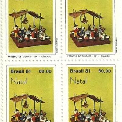 QC1230MINT - Natal Presépios Populares - Taubaté - 1981 - MINT