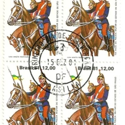 QC1239CPD -  150 Anos da Polícia Militar de São Paulo - Polícia Montada - 1981 - CPD