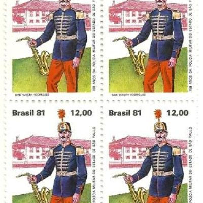 QC1240MINT -  150 Anos da Polícia Militar de São Paulo - Corpo Musical - 1981 - MINT