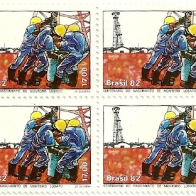 QC1253MINT - Centenário Nascimento de Monteiro Lobato - Petróleo - 1982 - MINT