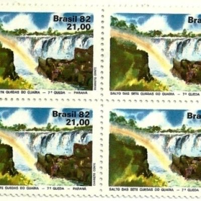 QC1256MINT - Salto das Sete Quedas do Guaíra - 7ª Queda - 1982 - MINT