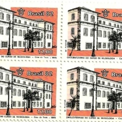 QC1258MINT - Cinquentenário do Curso de Museologia - Museu - 1982 - MINT