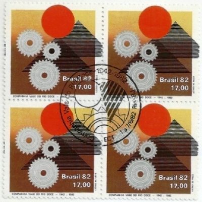 QC1259CBC - Cia Vale do Rio Doce - Símbolos - 1982 - CBC