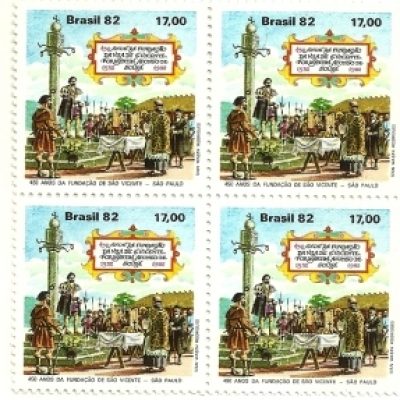QC1260MINT - 450 Anos da Fundação de São Vicente - São Paulo - 1982 - MINT