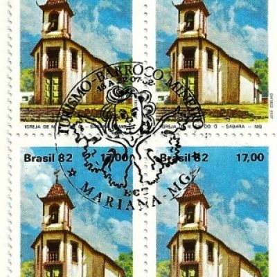 QC1266CBC - Turismo o Barroco Mineiro - Igreja N. Sra. Ó - 1982 - CBC