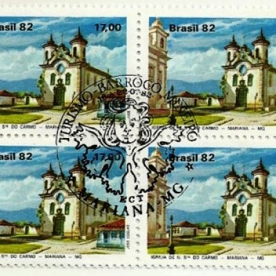 QC1267CBC - Turismo o Barroco Mineiro - Igreja N. Sra. Carmo - 1982 - CBC