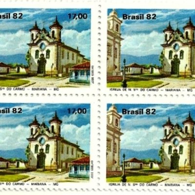 QC1267MINT - Turismo o Barroco Mineiro - Igreja N. Sra. Carmo - 1982 - MINT