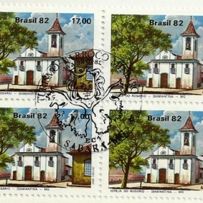QC1268CBC - Turismo o Barroco Mineiro - Igreja do Rosário - 1982 - CBC
