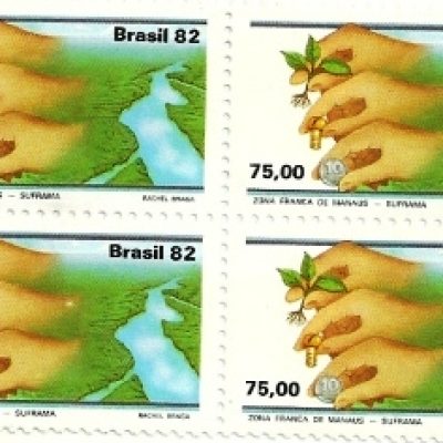 QC1271MINT - Zona Franca de Manaus - Três Mãos - 1982 - MINT