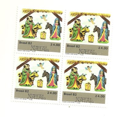 QC1290MINT - Natal Desenhos Infantis - Nascimento   - 1982 - MINT