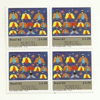 QC1291MINT - Natal Desenhos Infantis - Coro   - 1982 - MINT
