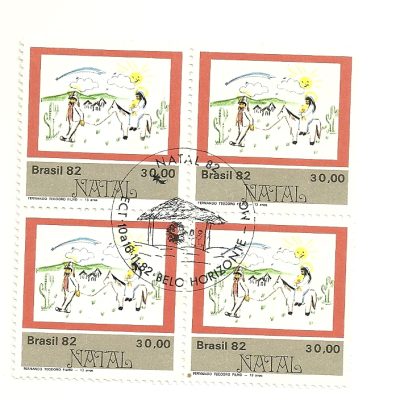 QC1292CBC - Natal Desenhos Infantis - Fuga para o Egito   - 1982 - CBC