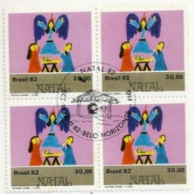 QC1293CBC - Natal Desenhos Infantis - Nascimento de Jesus   - 1982 - CBC