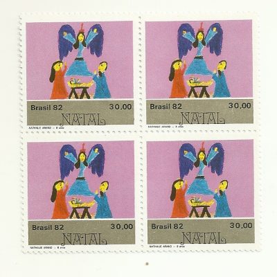 QC1293MINT - Natal Desenhos Infantis - Nascimento de Jesus   - 1982 - MINT