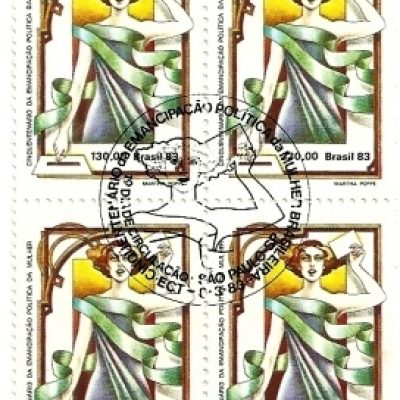 QC1310CBC - Cinquentenário da Emancipação Política da Mulher Brasileira - Voto - 1983 - CBC