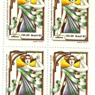 QC1310MINT - Cinquentenário da Emancipação Política da Mulher Brasileira - Voto - 1983 - MINT
