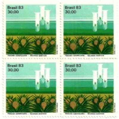 QC1315MINT - Conquistas da Pesquisa Agropecuária Brasileira - Rec. Genéticos - 1983 - MINT