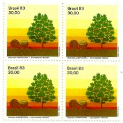 QC1316MINT - Conquistas da Pesquisa Agropecuária Brasileira - Castanheira - 1983 - MINT
