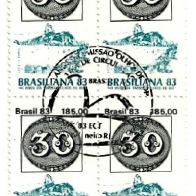 QC1335CBC - 140 Anos da Emissão "Olhos de Boi" 1983 - 30rs. -  CBC