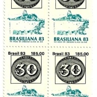 QC1335MINT - 140 Anos da Emissão "Olhos de Boi" 1983 - 30rs. -  MINT
