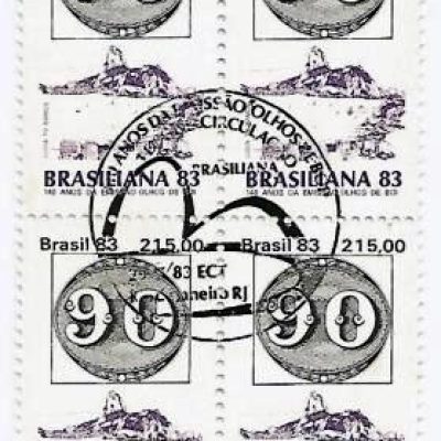 QC1337CBC - 140 Anos da Emissão "Olhos de Boi" 1983 - 90rs -  CBC