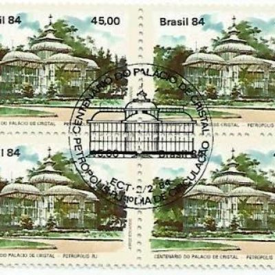 QC1372CBC - Centenário do Palácio de Cristal - Petrópolis - RJ - 1984 - CBC
