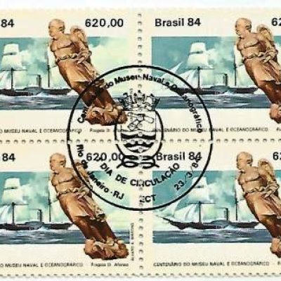 QC1374CBC - Centenário do Museu Naval e Oceanográfico - RJ - 1984 - CBC